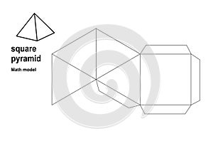 3d model maths shapes Patterns print perfectly on A4 and standard letter size paper.Â  To enlarge or minimize use a photocopier.Â 